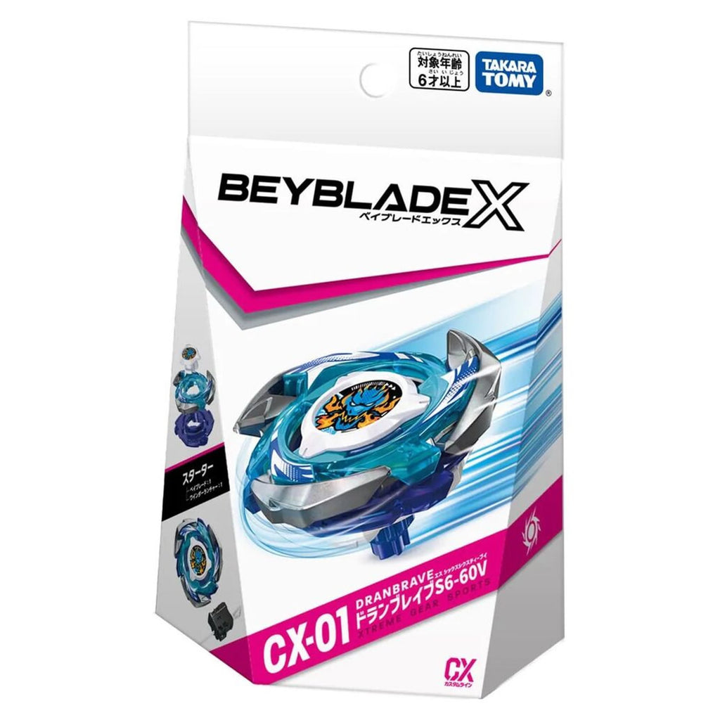 Dran Brave Beyblade X CX-01 S6-60V Dranbrave Courage Takara Tomy ...