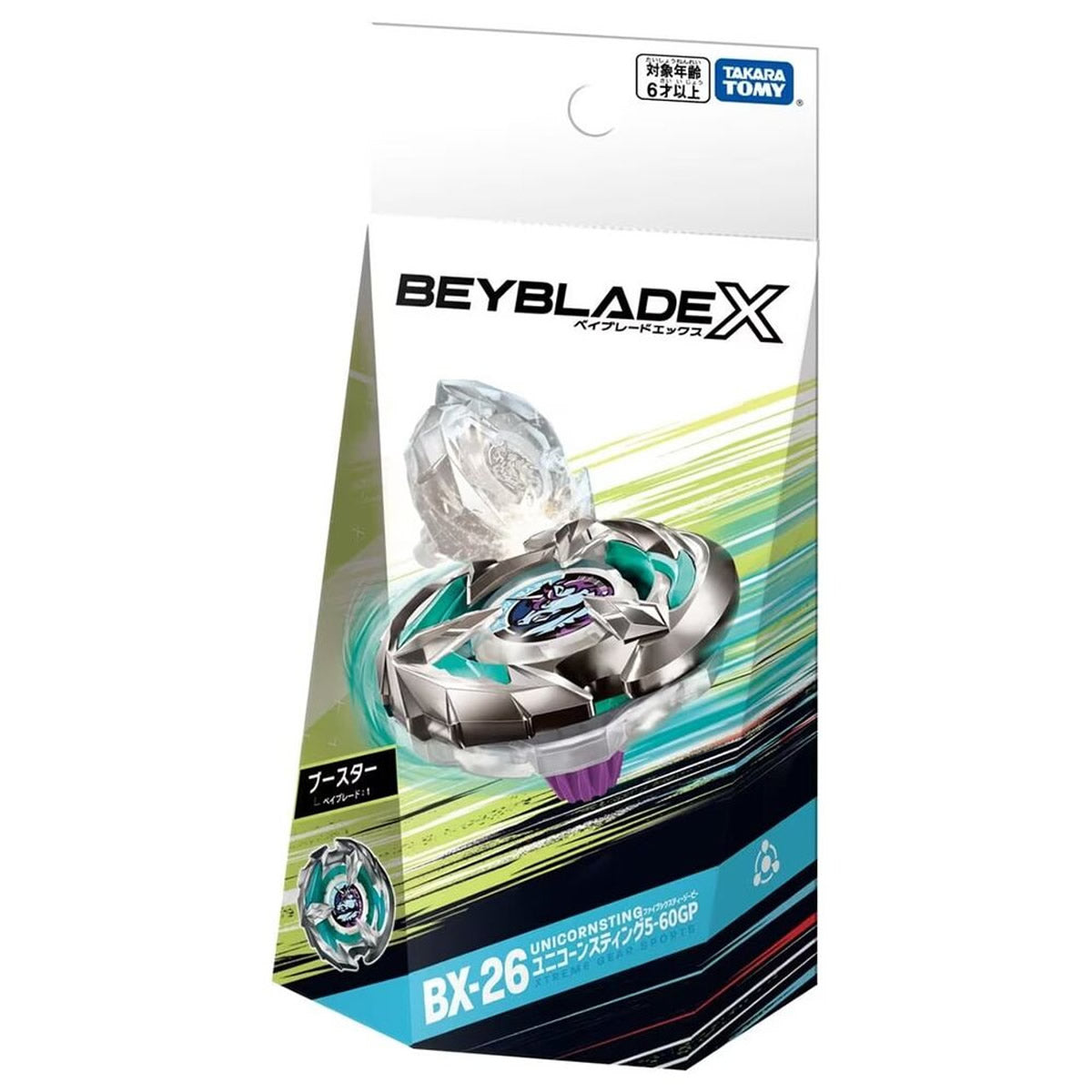 Unicorn Sting Beyblade X BX-26 5-60GP Takara Tomy